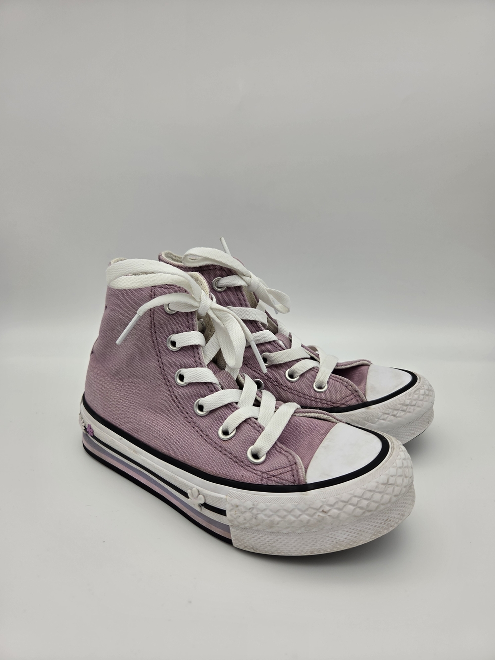 Converse Chuck Taylor All Star Lift Platform Flower High Top Sneakers Size 12